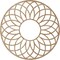 Ekena Millwork Cannes Wood Fretwork Pierced Ceiling Medallion, Red Oak, 30"OD x 10 1/4"ID x 1/4"T CMWP30X30X0250CNRO - alternate 3